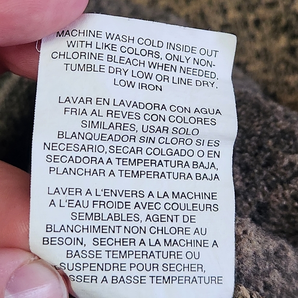 Wrangler Authentics Men's Marled Knit Pullover 1/4 Zip Sweater Sweatshirt in Tan - Picture 9 of 9